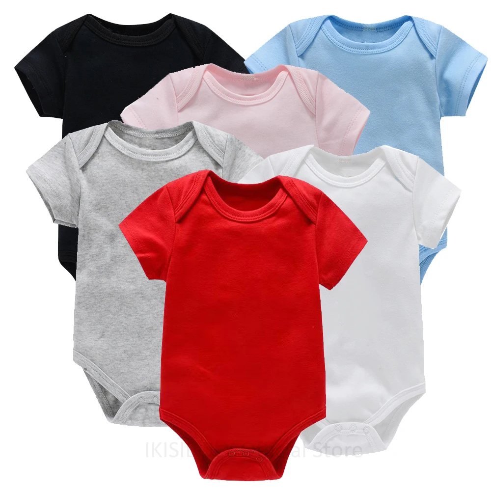 Baby Clothing Bundles - Unisex Short Sleeve Rompers for Baby