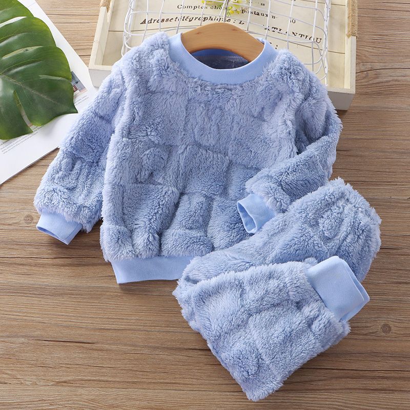 Baby Clothing For Sleep - Autumn Winter Sleepwear Flannel Pajamas For