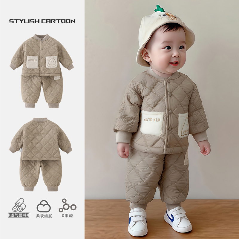 Baby Clothing Quilt - 2026New autumn and winter baby clothesaWarm