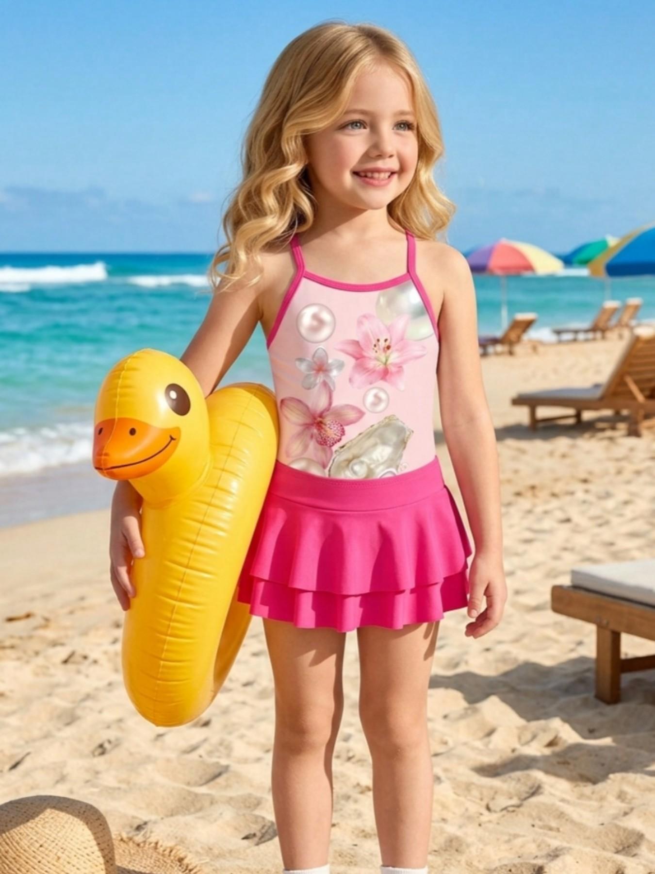 Girls' Summer Casual Swimwear, - огляд і ціна Baby Clothing Bundles