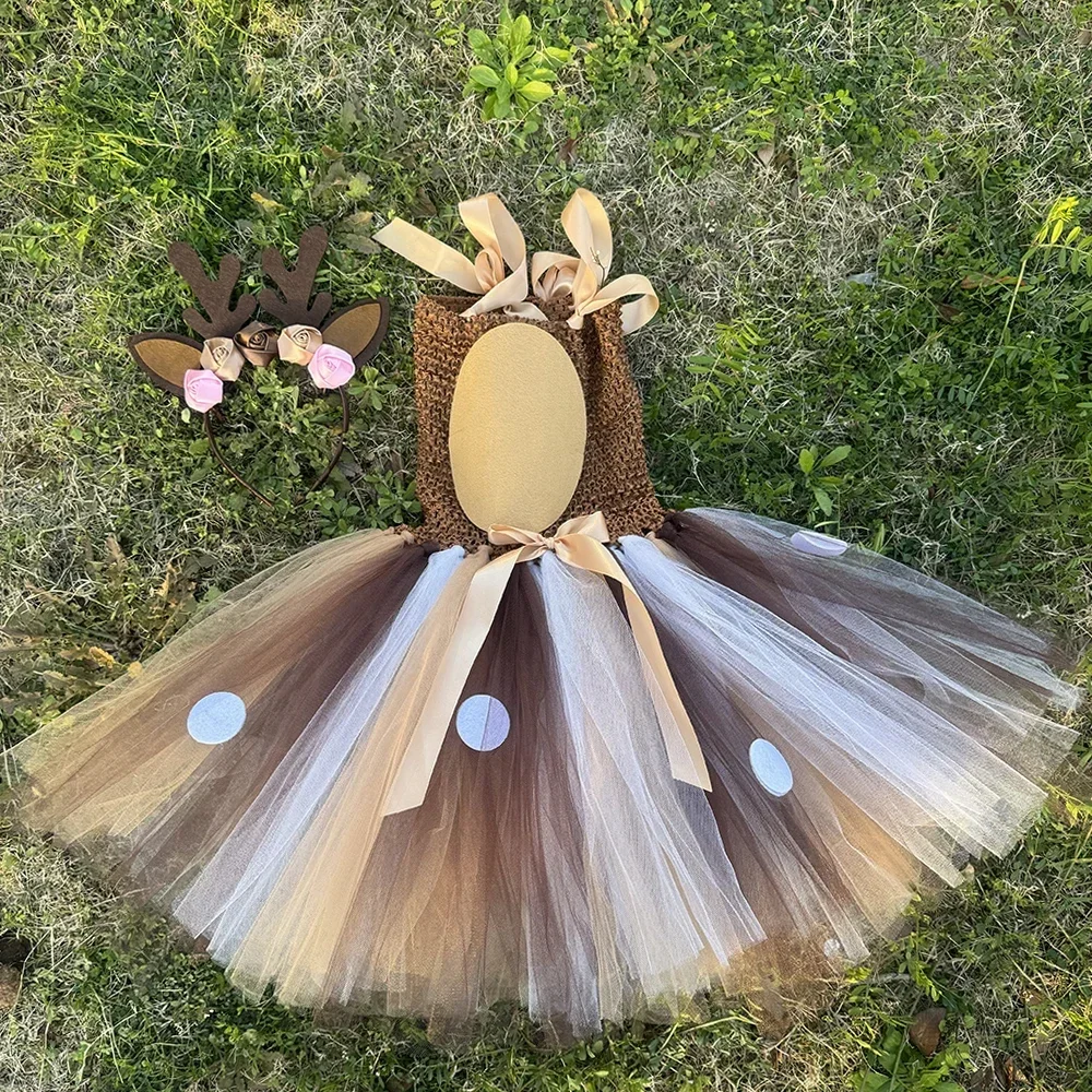 Deer Tutu Dress Girl Christmas - огляд і ціна Baby Tutu Skirt