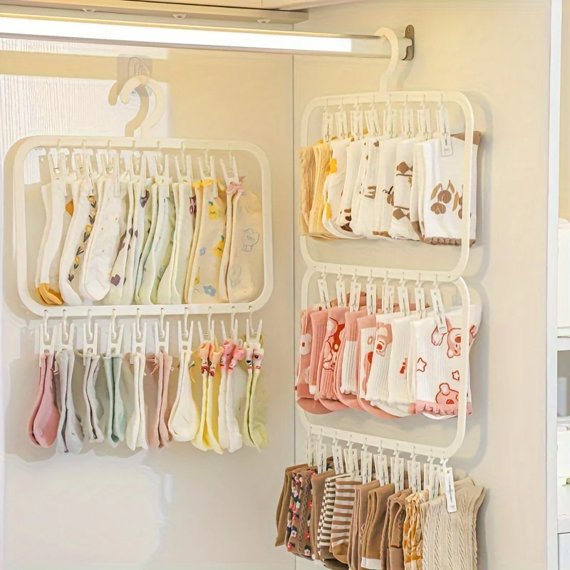 Household Multi-clip Baby Hang - огляд і ціна Baby Clothing Drying Rack