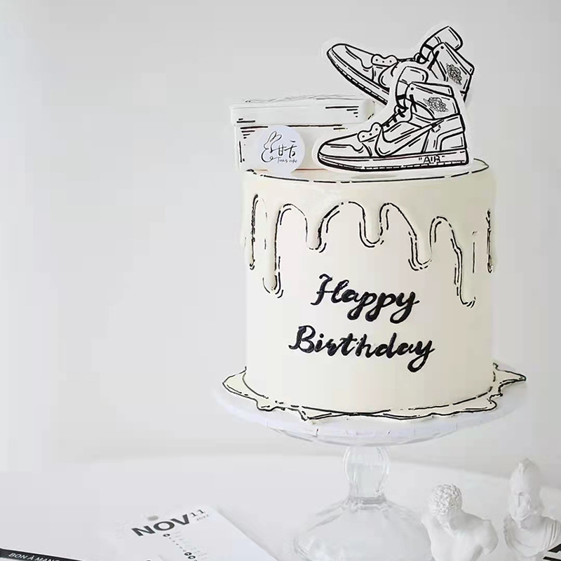 INS Cute Cartoon Birthday Cake - огляд і ціна Baby Clothing Event