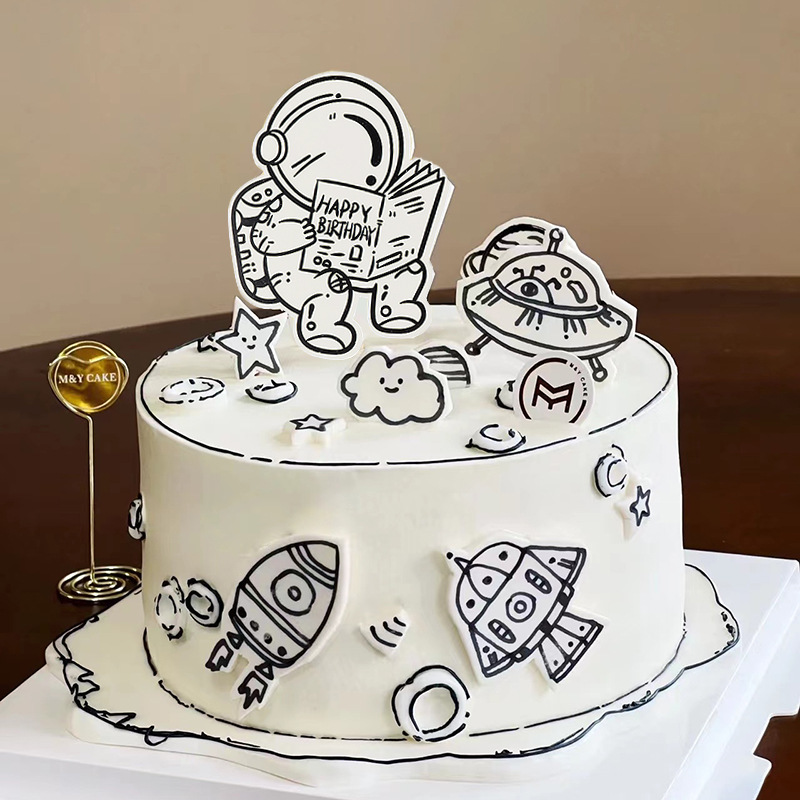 INS Cute Cartoon Birthday Cake - огляд і ціна Baby Clothing Event