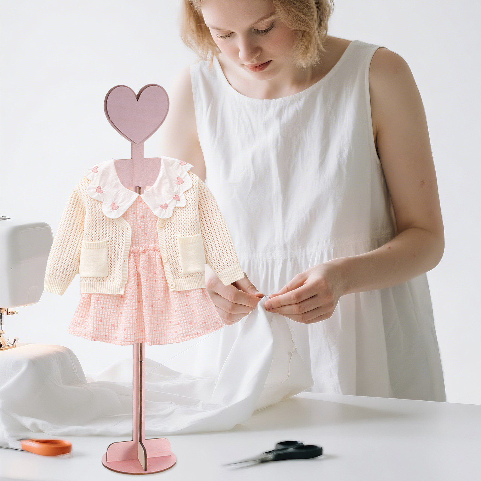 Wooden Baby Clothes Display St - огляд і ціна Baby Shop Clothing