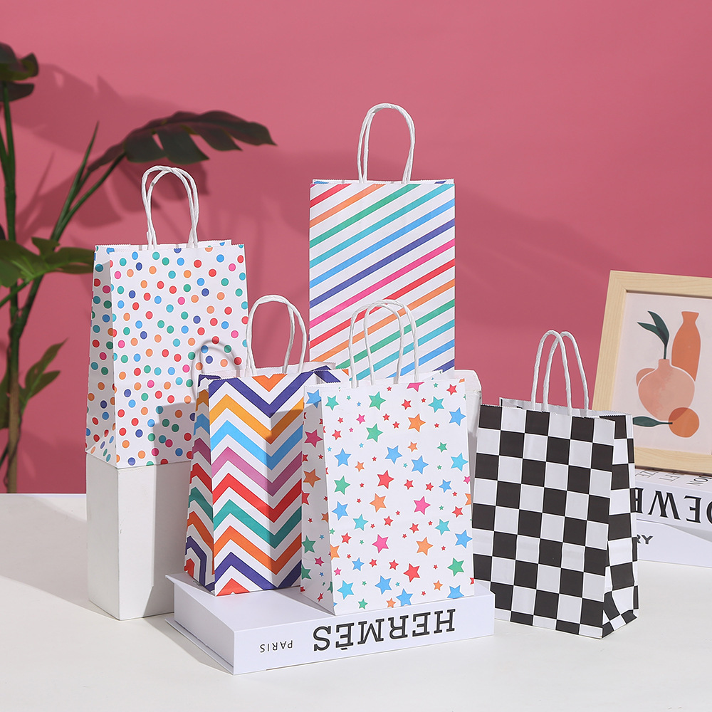 30pcs Stripe Kraft Paper Gift  - огляд і ціна Baby Clothing Event
