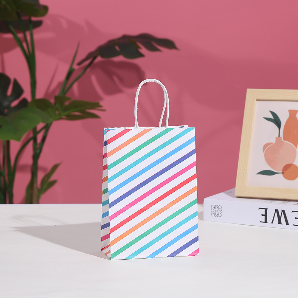 30pcs Stripe Kraft Paper Gift  - огляд і ціна Baby Clothing Event