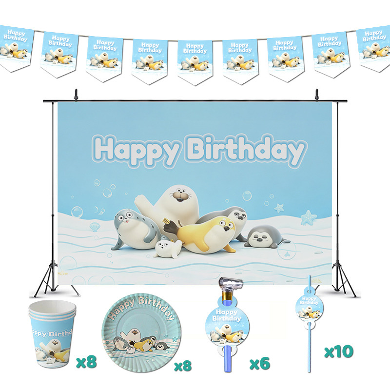 Angry Blob Seal Birthday Party - огляд і ціна Baby Clothing Event