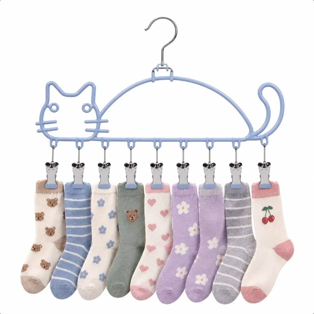 Cat Shape Socks Drying Rack Wa - огляд і ціна Baby Clothing Drying Rack