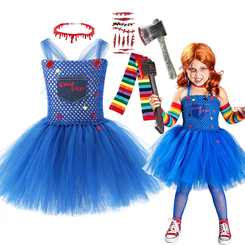 Girls Halloween Scary Doll Cos - огляд і ціна Baby Tutu Skirt